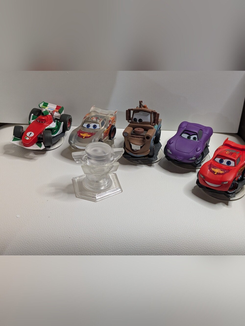 DISNEY INFINITY Lightning McQueen/Holley/Francesco/Mater Figure Lot 6 Playset